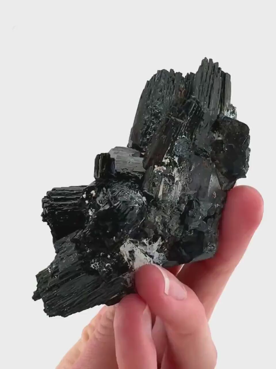 Raw Black Tourmaline Crystal Cluster | Namibia, Protection Stone