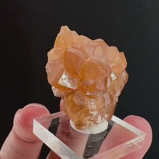 Hessonite Garnet (Pakistan) | rare garnet, orange garnet crystal, garnet crystal, mineral specimen