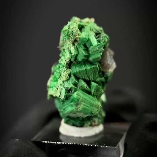 Torbernite | green crystal, rare mineral specimen from France