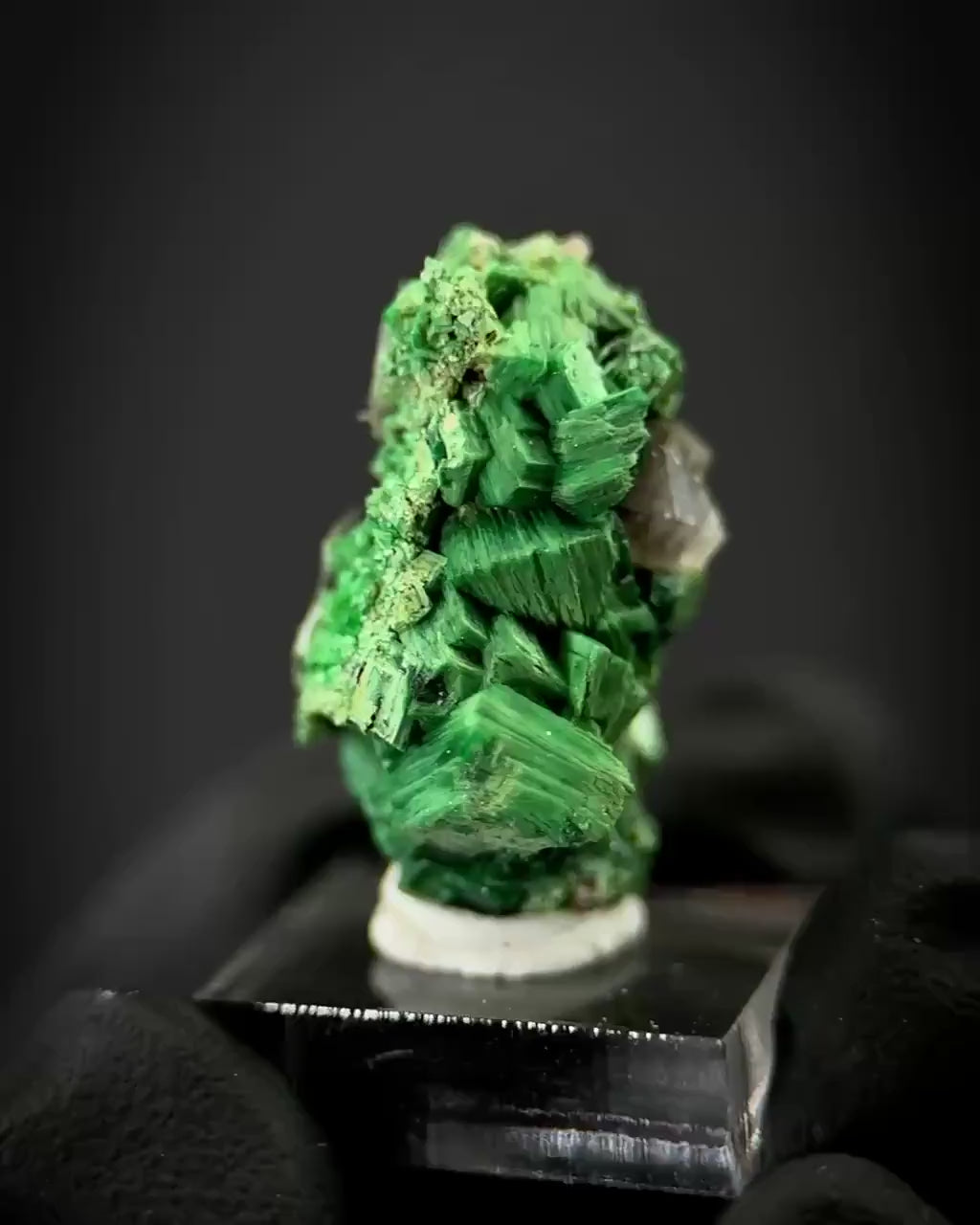 Torbernite | green crystal, rare mineral specimen from France