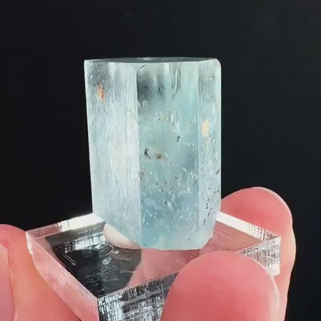 Beryl var. Aquamarine (Namibia) | terminated aquamarine, raw aquamarine, natural aquamarine crystal, aquamarine specimen