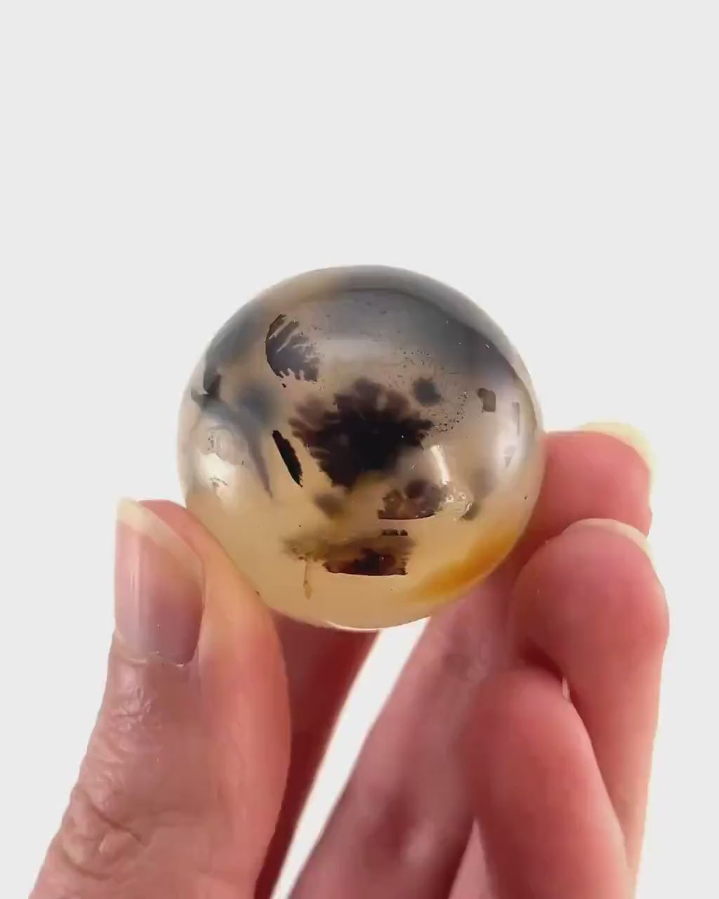 Dendritic Agate Sphere | Polished Crystal Ball