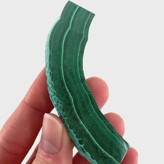 Malachite & Chrysocolla Slice (Congo), natural malachite, malachite slice, malachite slab, malacolla slice, polished malachite