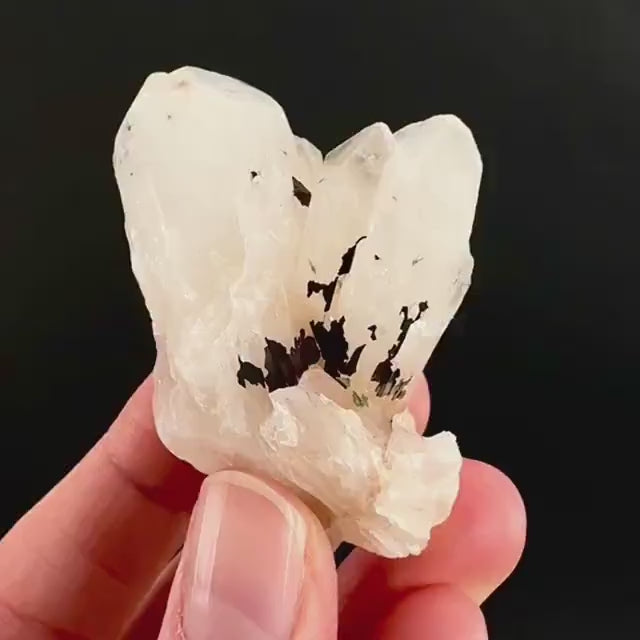 Hollandite Star Quartz | natural spider quartz crystal from Madagascar