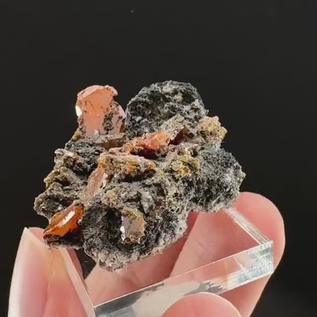 Wulfenite (Arizona, USA) | orange wulfenite crystal, mineral specimen