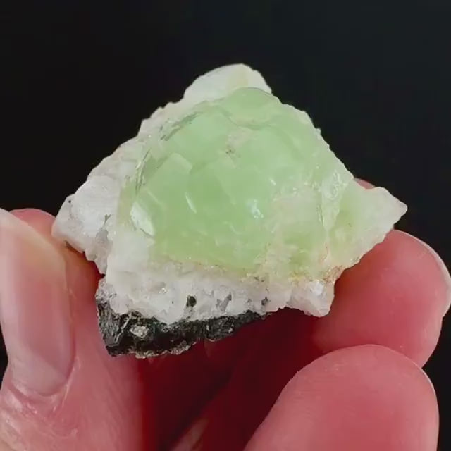 Prehnite (Namibia) | green prehnite crystal, raw prehnite, mineral specimen