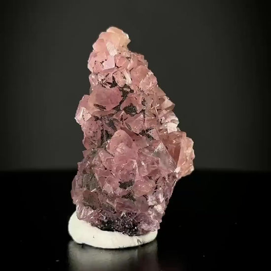 Smithsonite | pink cobaltoan crystal, rare mineral specimen from Tsumeb Mine, Namibia