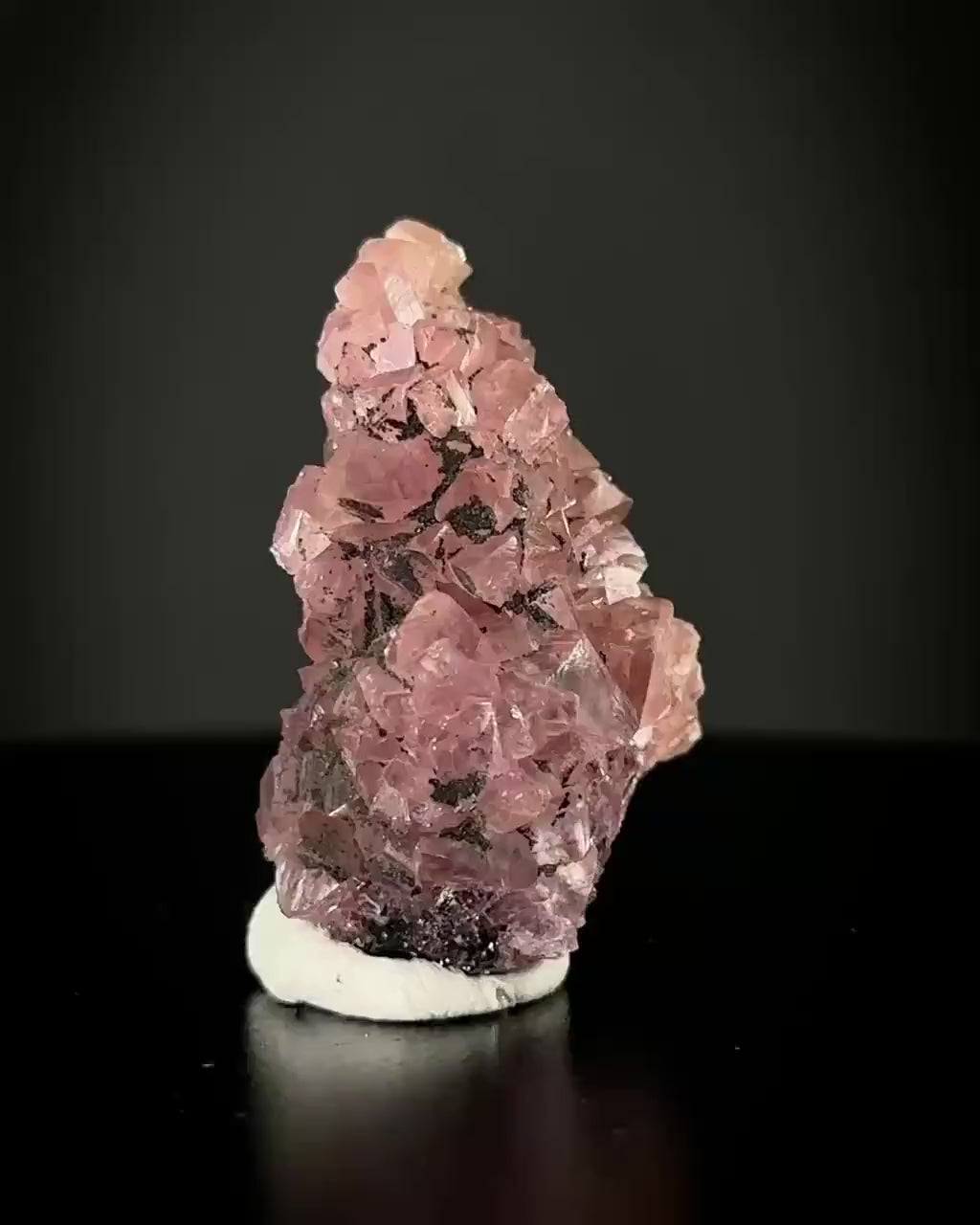 Smithsonite | pink cobaltoan crystal, rare mineral specimen from Tsumeb Mine, Namibia