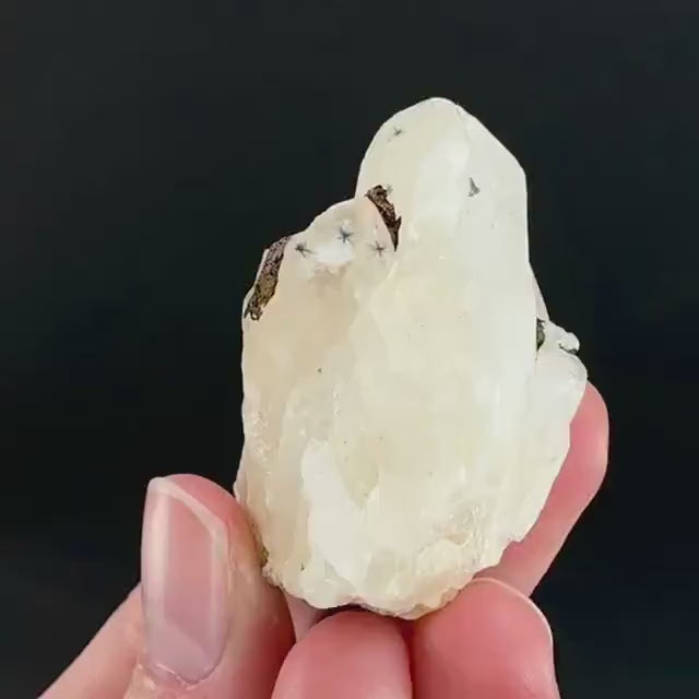 Hollandite Star Quartz | natural spider quartz crystal from Madagascar
