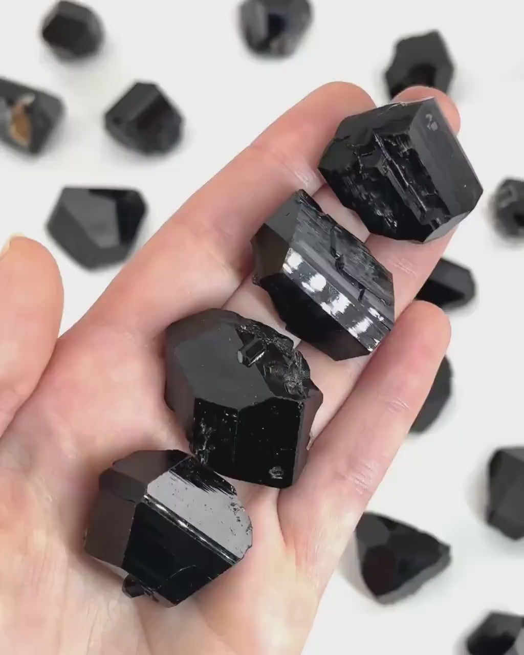 Black Tourmaline Crystal | black tourmaline stone, raw tourmaline crystal, protection stones, raw black tourmaline