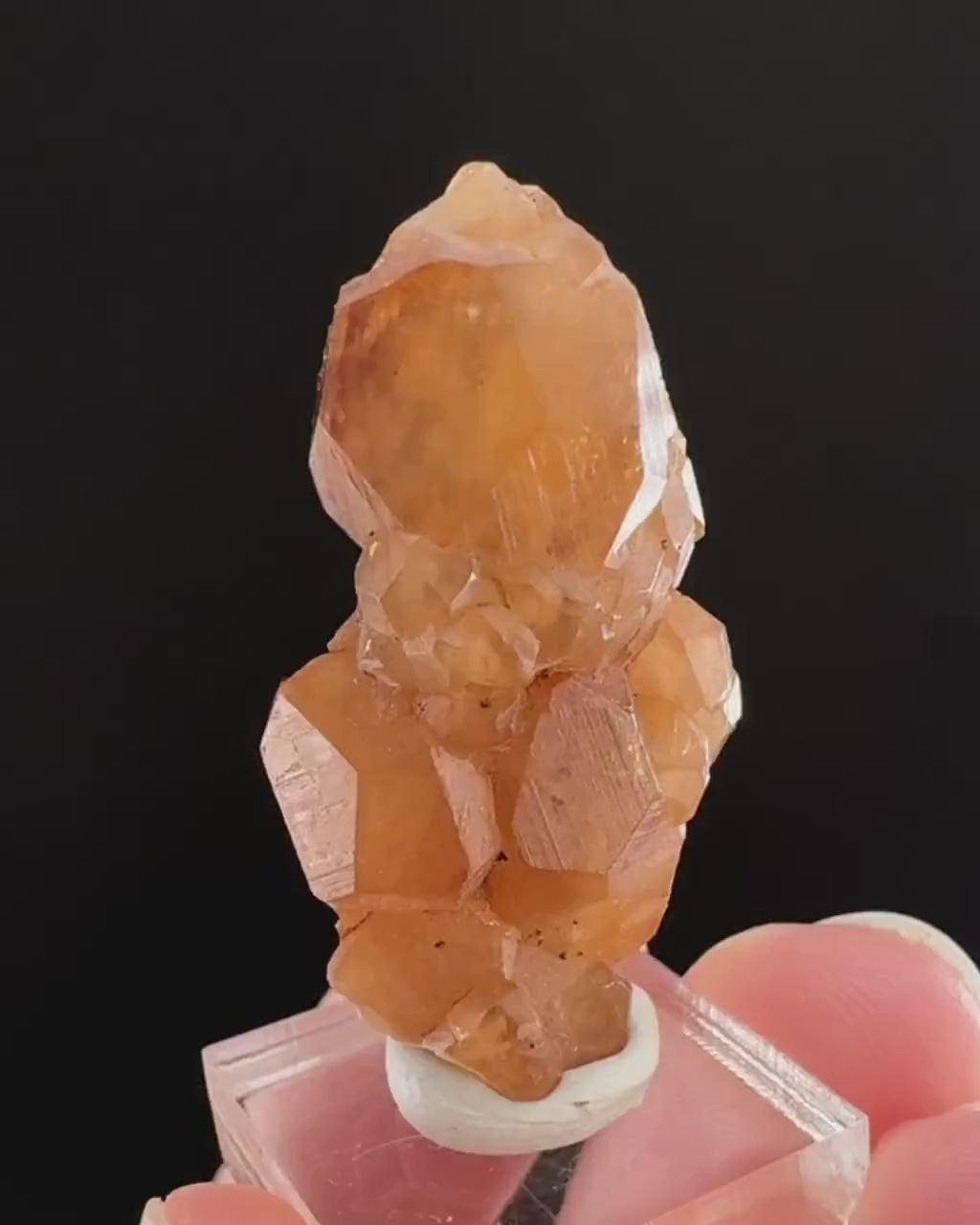 Hessonite Garnet (Pakistan) | rare garnet, orange garnet crystal, garnet crystal, mineral specimen