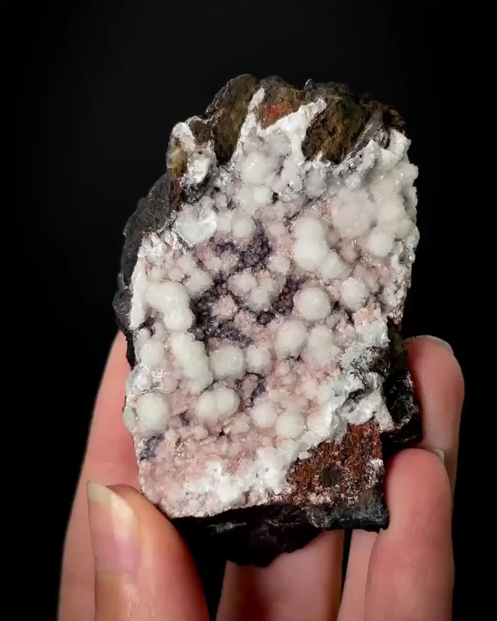 White Wavellite (Arkansas, USA) | crystal cluster, mineral specimen