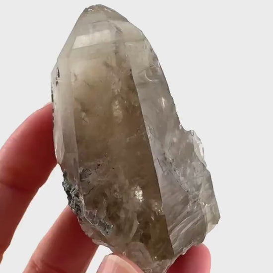 Namibian Smoky Quartz Crystal Point | Raw Mineral Specimen