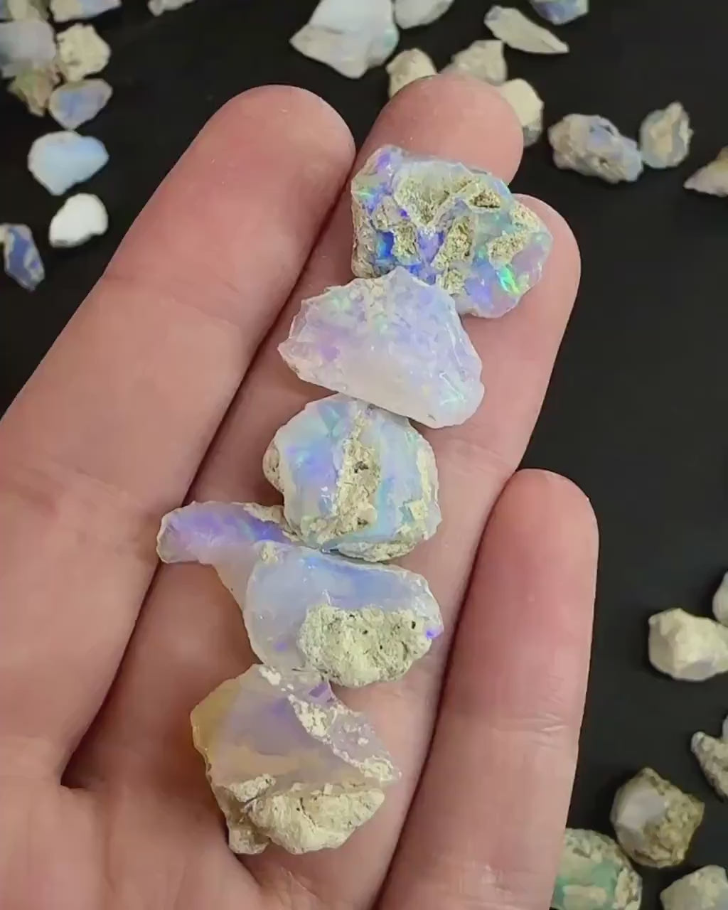Raw Opal Specimen | natural Ethiopian welo opal crystal