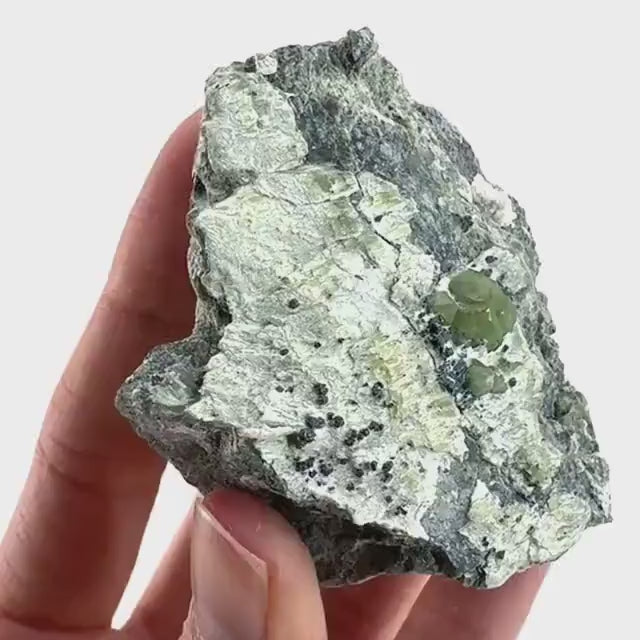Demantoid Garnet on Matrix (Pakistan) | green garnet crystal, mineral specimen