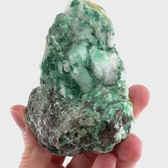 Ajoite in Quartz (South Africa) | raw ajoite, raw crystals, mineral specimen, Ajoite quartz crystal