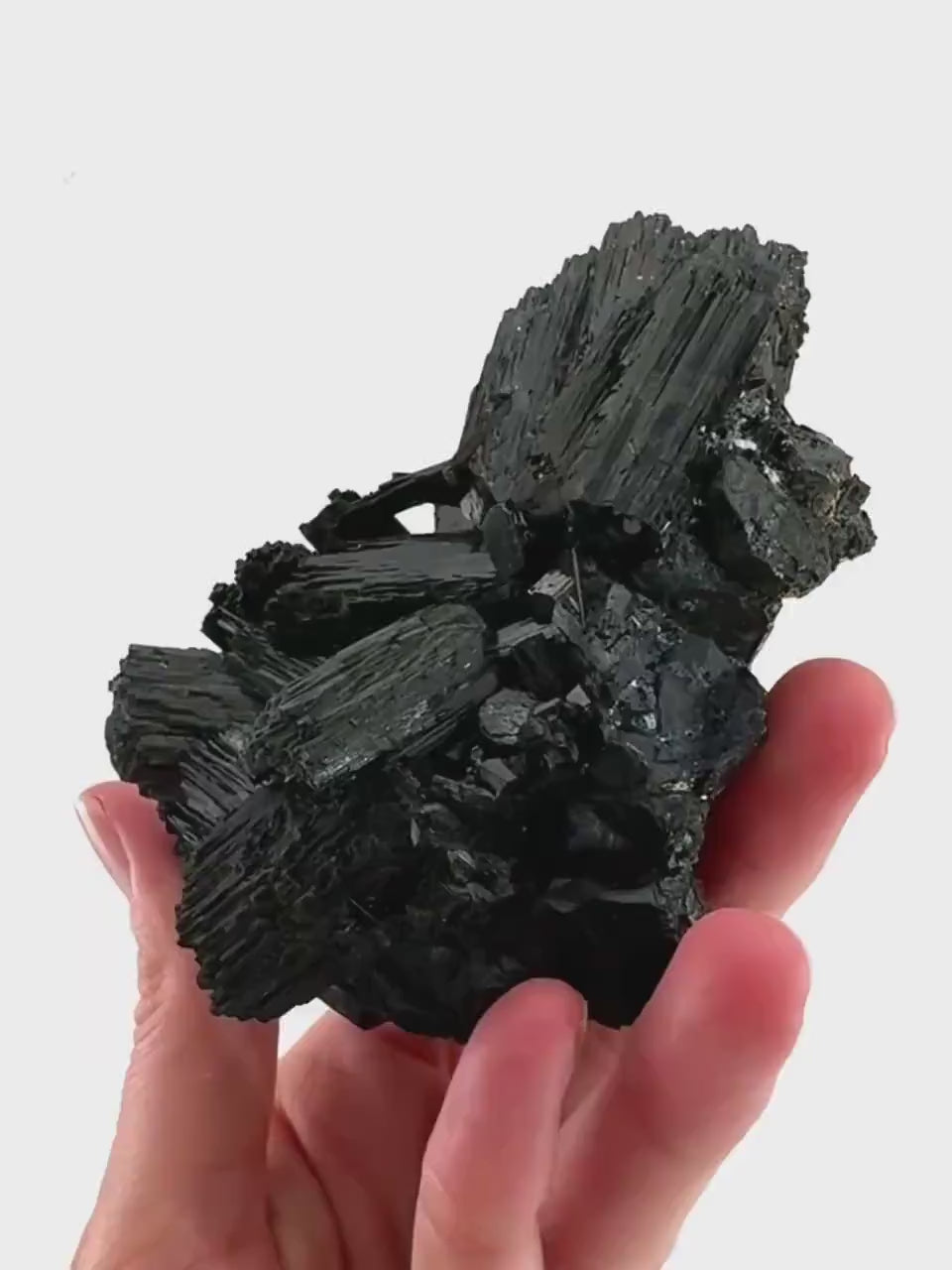 Erongo Black Tourmaline Cluster | Raw Crystal Protection Stone