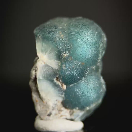 Blue Wavellite (Arkansas, USA) | crystal cluster, rare mineral specimen