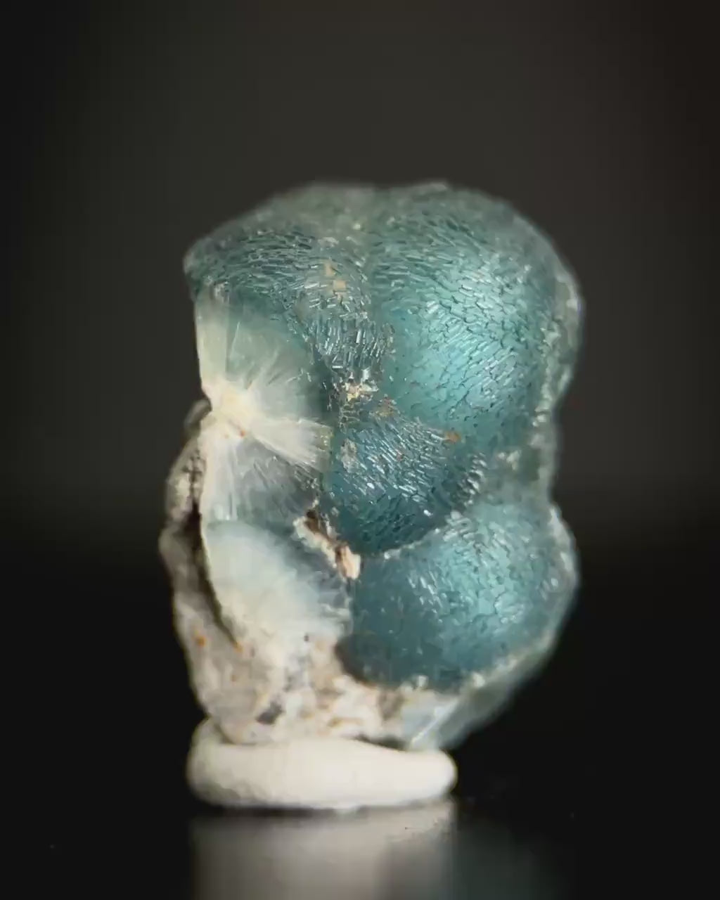 Blue Wavellite (Arkansas, USA) | crystal cluster, rare mineral specimen