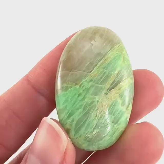 Garnierite Cabochon | Green Moonstone Gemstone
