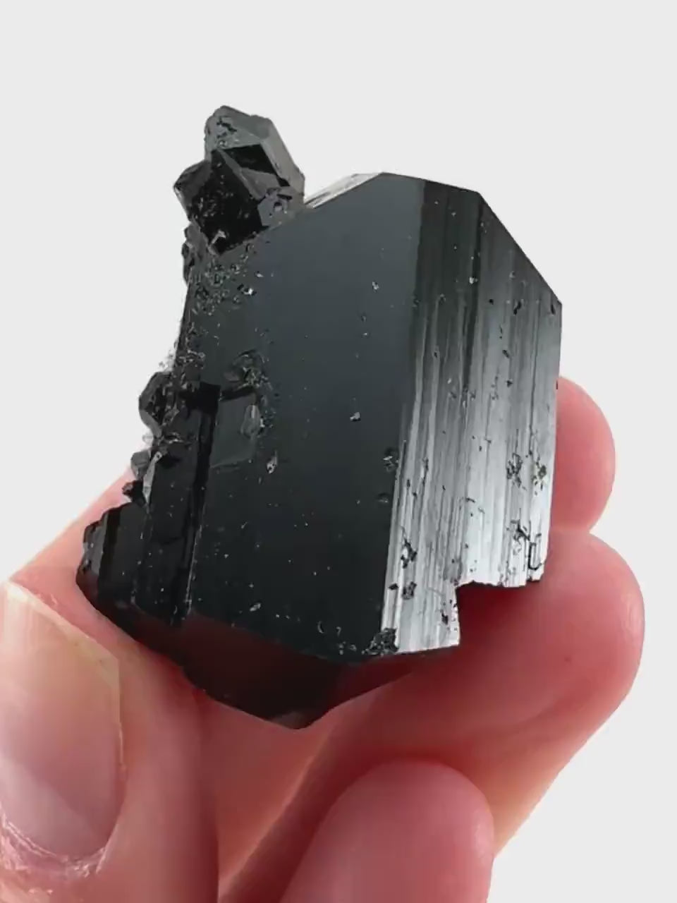 Black Tourmaline (Namibia) | high quality black tourmaline crystal, black schorl, mineral specimen
