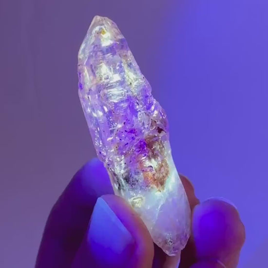 UV Reactive Petroleum Quartz (Madagascar) | natural firefly petroleum quartz crystal, fluorescent minerals
