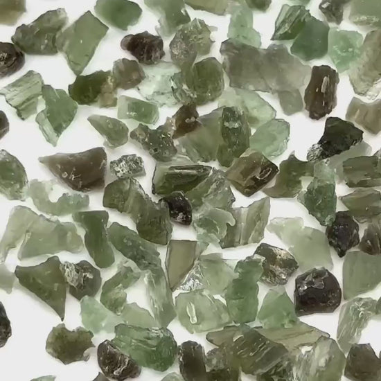 Genuine Moldavite: 1 Gram of Tiny Chips (Czech Republic) | moldavite specimen, moldavite, authentic moldavite, real moldavite
