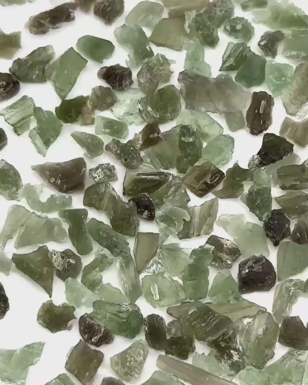 Genuine Moldavite: 1 Gram of Tiny Chips (Czech Republic) | moldavite specimen, moldavite, authentic moldavite, real moldavite