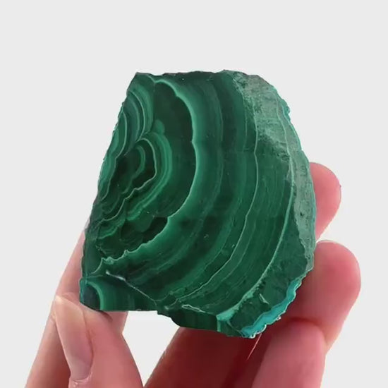 Malachite & Chrysocolla Slice | Polished Malacolla Crystal Slab