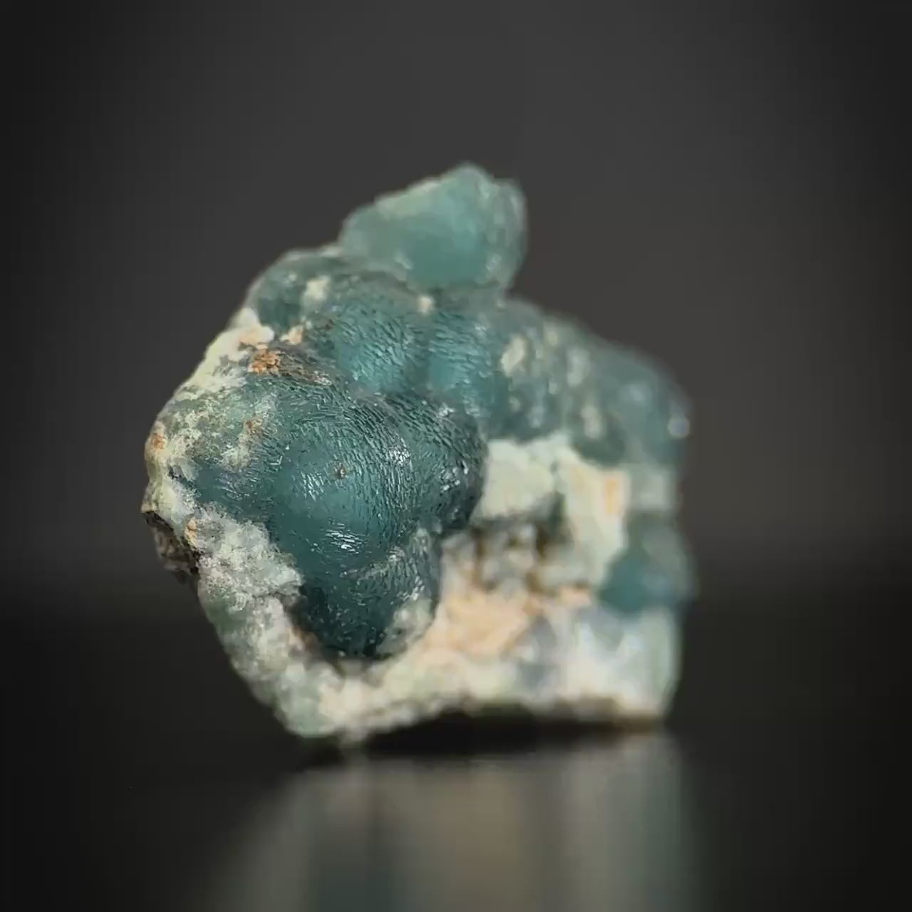 Blue Wavellite (Arkansas, USA) | crystal cluster, rare mineral specimen