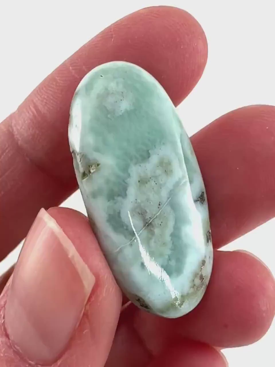 Blue Larimar Gemstone Cabochon