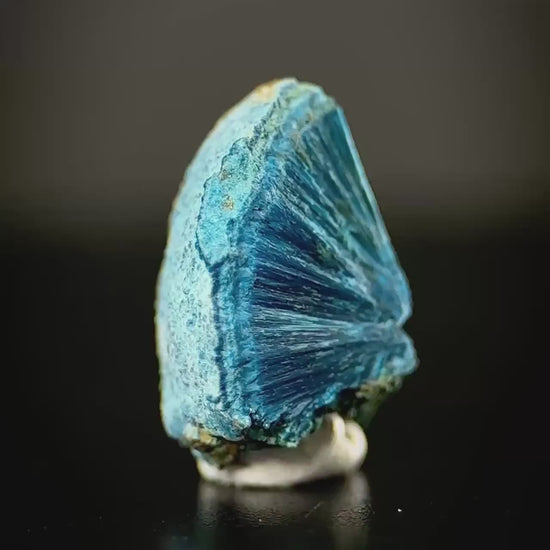 Fibrous Shattuckite | Blue Crystal, Mineral Specimen from DR Congo