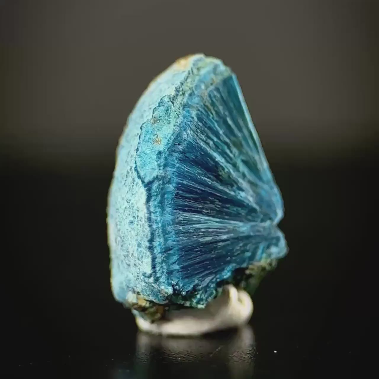 Fibrous Shattuckite | Blue Crystal, Mineral Specimen from DR Congo
