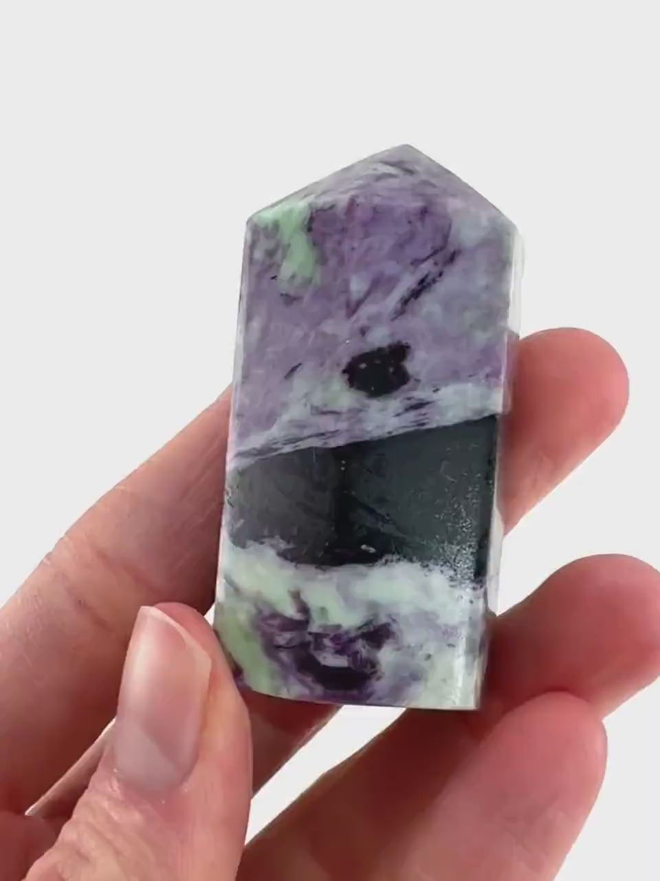 Kammererite Crystal Point | Polished Tower Wand