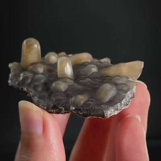 Chalcedony Stalactite |  Botryoidal crystal, mineral specimen from Mexico