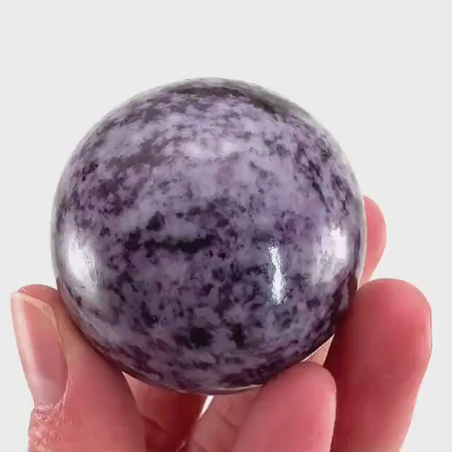 Kammererite Sphere (India) | polished kammererite crystal ball, crystal sphere