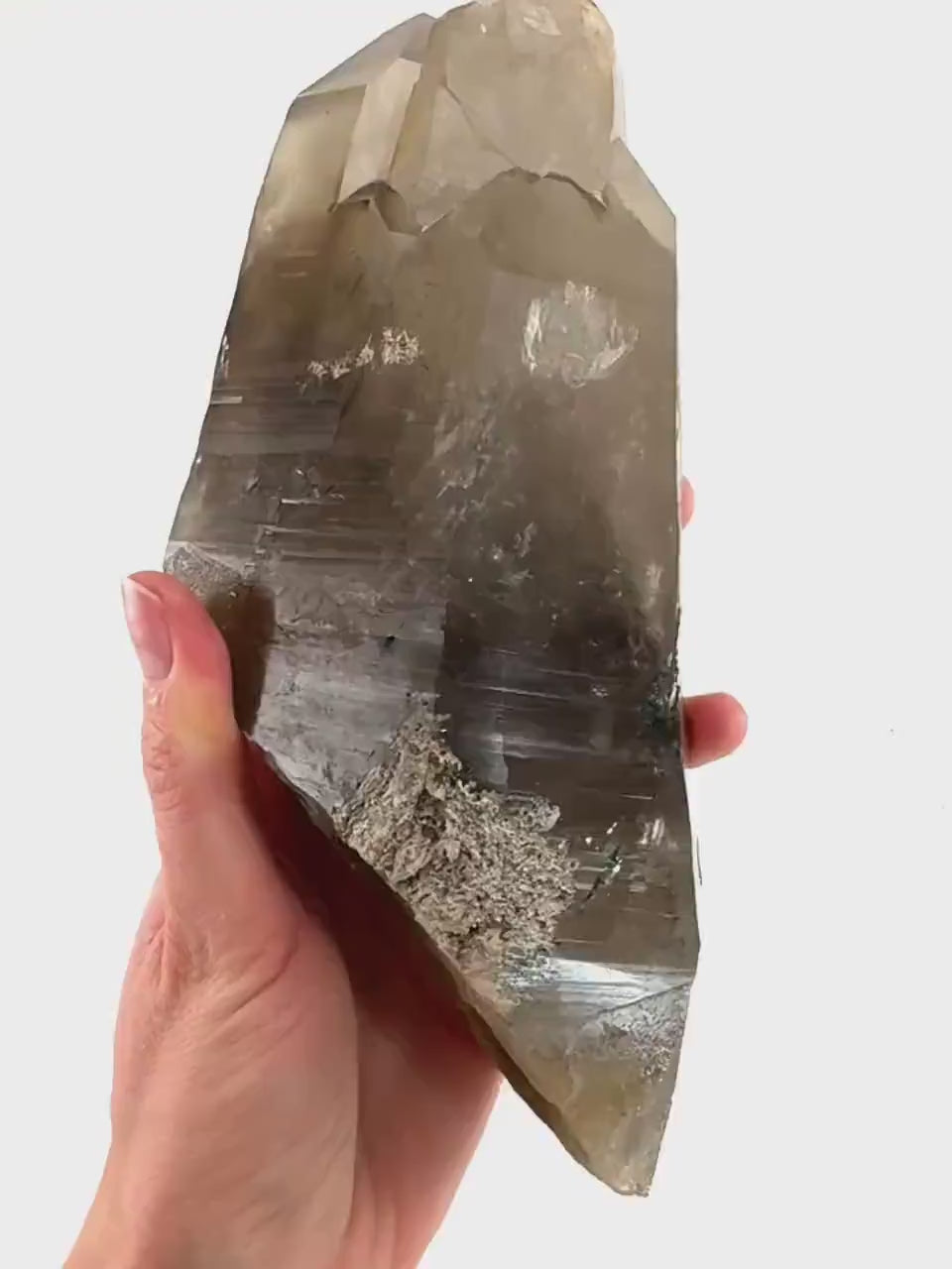 Smoky Quartz (Namibia) | smoky quartz crystal, smoky quartz point, window quartz, quartz crystal, crystals