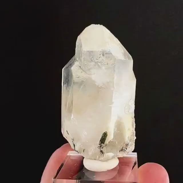 Yellow Bone Quartz & Epidote (Pakistan) | bone quartz, epidote quartz, green epidote, mango quartz