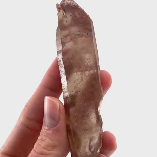 Tabular Red Hematite Quartz (Zimbabwe) | fire quartz crystal, red phantom quartz, mineral specimen