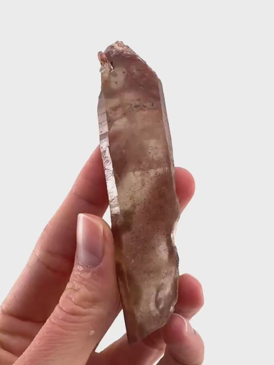 Tabular Red Hematite Quartz (Zimbabwe) | fire quartz crystal, red phantom quartz, mineral specimen