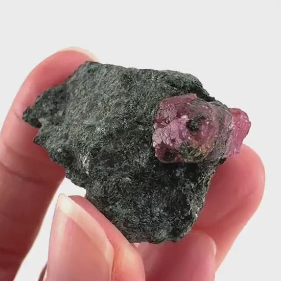 Natural Ruby on Matrix (Tanzania) | red ruby, authentic ruby, corundum var. ruby, mineral specimen