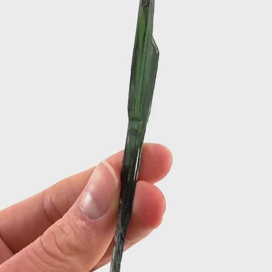 Vivianite Crystal (Brazil) | raw vivianite, natural vivianite, green vivianite, mineral specimen, crystals, vivianite blade