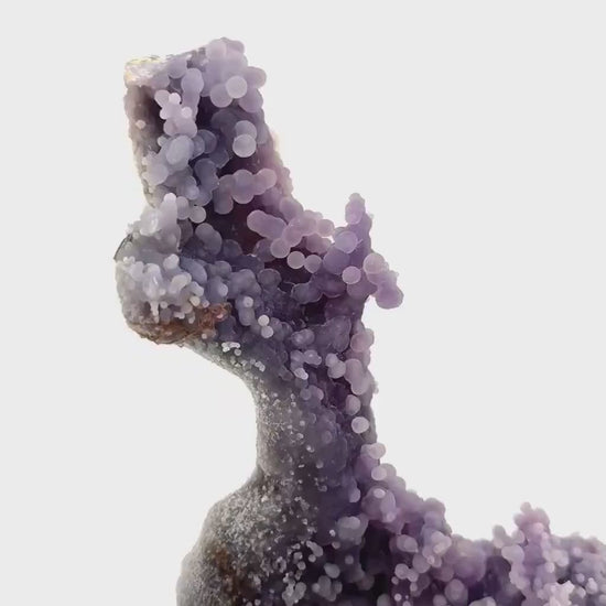Grape Agate (Indonesia) | purple grape agate crystal, mineral specimen