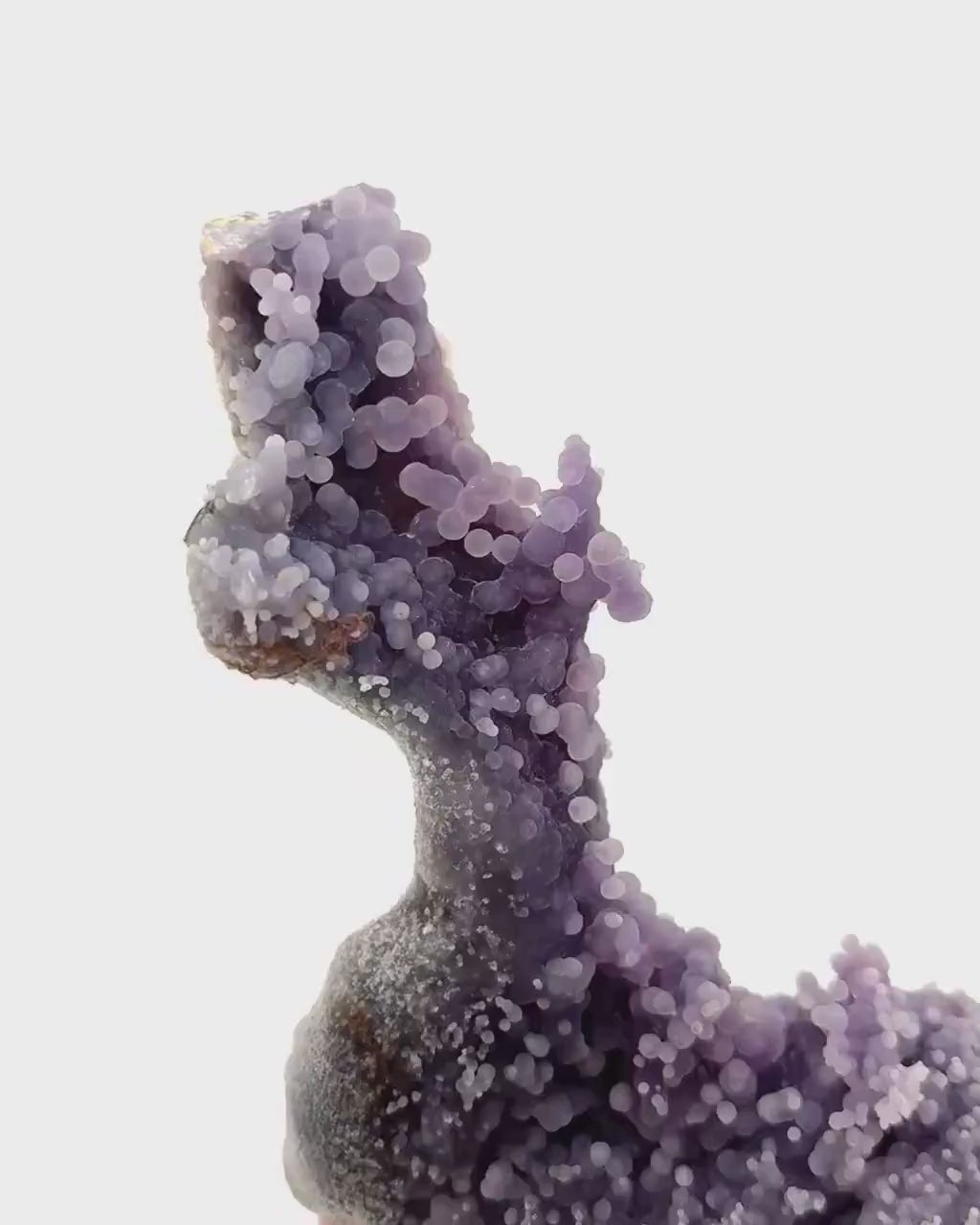 Grape Agate (Indonesia) | purple grape agate crystal, mineral specimen