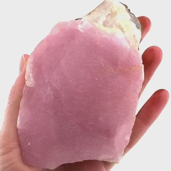 Pink Aragonite | natural crystal cluster, mineral specimen