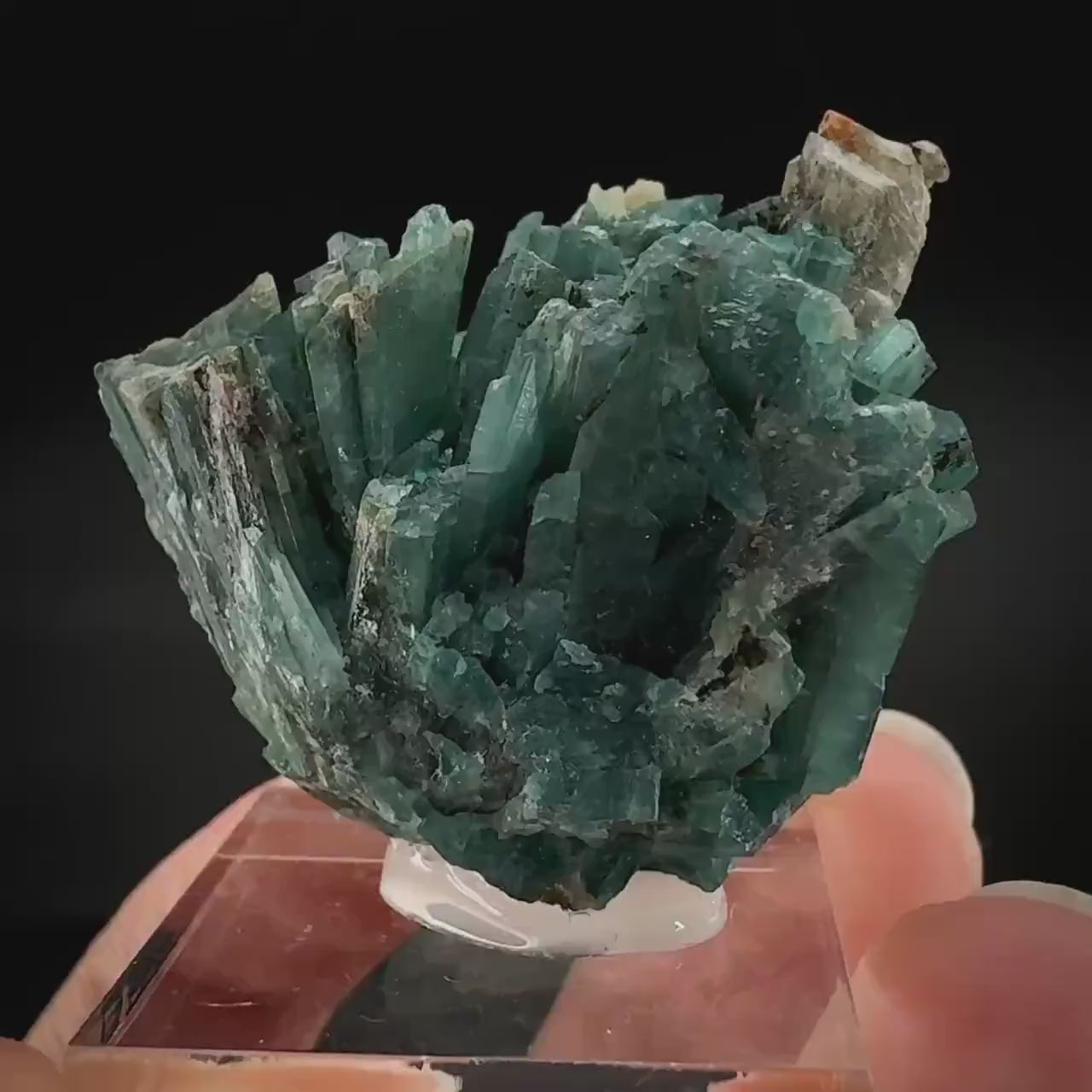 Grandidierite | blue crystal with terminated faces, rare mineral specimen from Madagascar