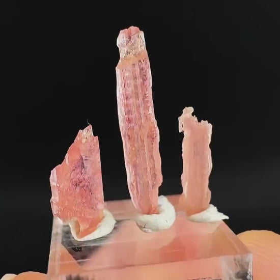Rare! Vayrynenite | Tiny vayrynenite crystal, mineral specimen, rare crystals, Väyrynenite