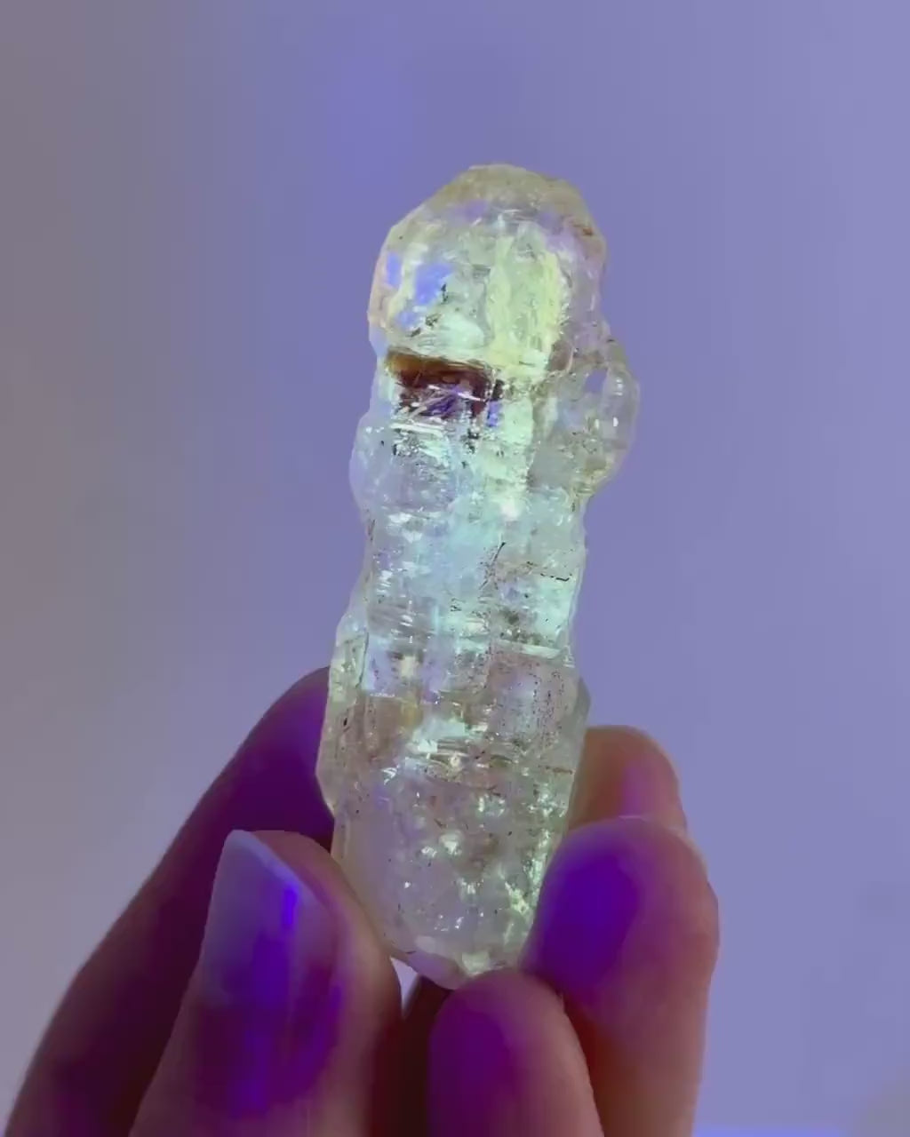 UV Reactive Petroleum Quartz (Madagascar) | natural firefly petroleum quartz crystal, fluorescent minerals