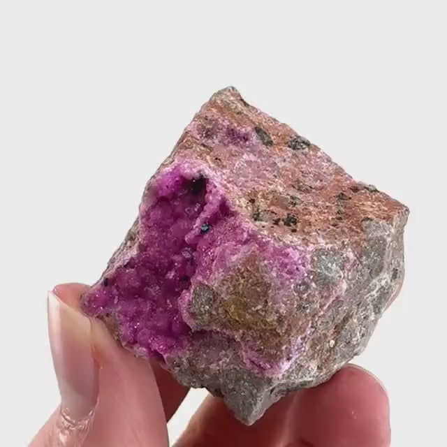 Cobaltoan Calcite (DR Congo) | cobalto calcite crystal, pink calcite, mineral specimen