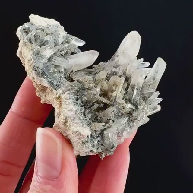 Lattice Quartz with Feldspar (Namibia) | gitter quartz, smoky quartz crystal